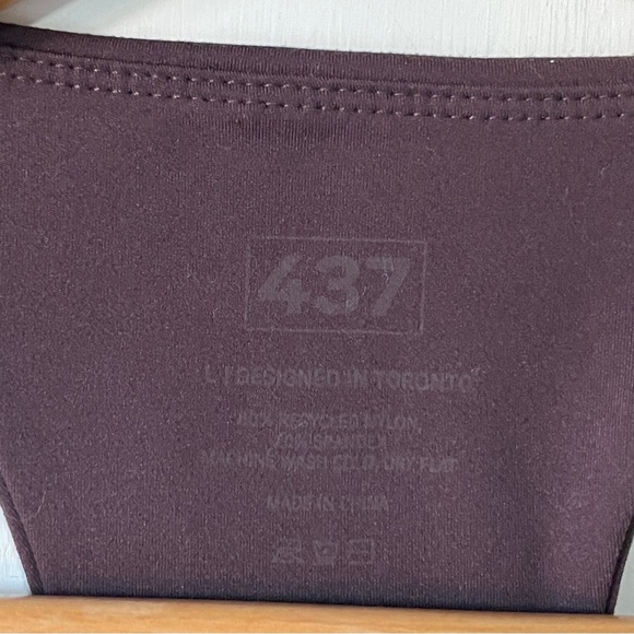 437 The Essentials Sports Bra in Espresso Large - Picture 7 of 7